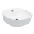 Umywalka ceramiczna nablatowa owalna KR 850 Novoterm Kerra do małej łazienki 40x40